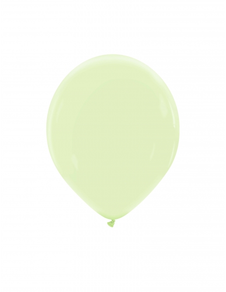 Globo Redondo Premium Pastel 13cm Verde Te - Bolsa 100 UDS