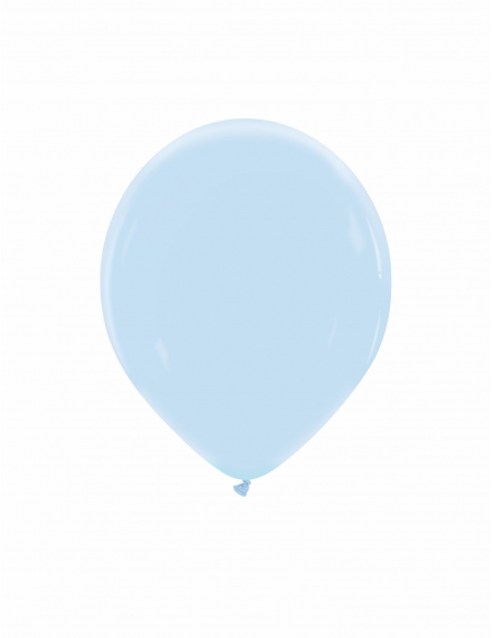 Globo Redondo Premium Pastel 13cm Azul Maya - Bolsa 100 UDS