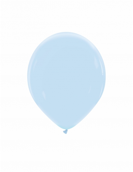 Globo Redondo Premium Pastel 13cm Azul Maya - Bolsa 100 UDS
