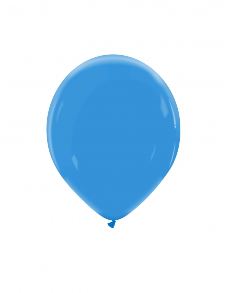 Globo Redondo Premium Pastel 13cm Azul Cobalto - Bolsa 100 UDS