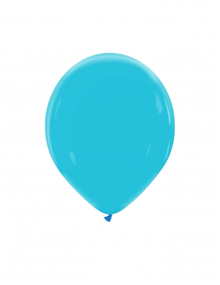 Globo Redondo Premium Pastel 13cm Azul Azur - Bolsa 100 UDS