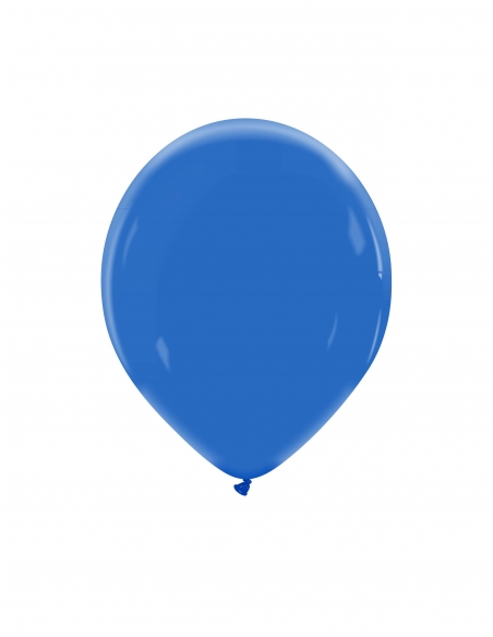 Globo Redondo Premium Pastel 13cm Azul Real - Bolsa 100 UDS