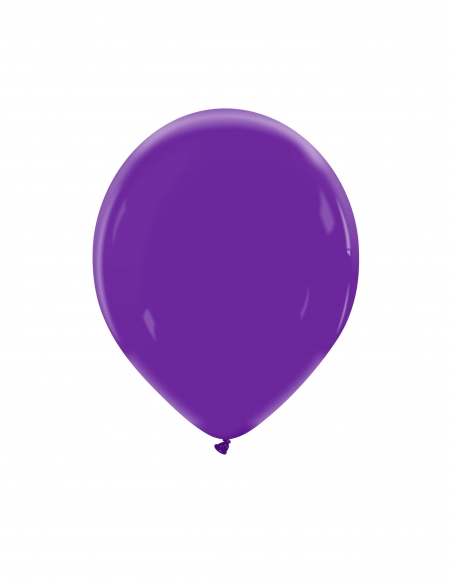 Globo Redondo Premium Pastel 13cm Morado Real - Bolsa 100 UDS