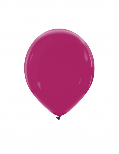 Globo Redondo Premium Pastel 13cm Granate Uva - Bolsa 100 UDS