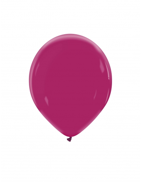 Globo Redondo Premium Pastel 13cm Granate Uva - Bolsa 100 UDS