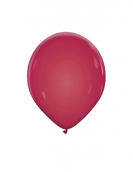 Globo Redondo Premium Pastel 13cm Granate Vino - Bolsa 100 UDS