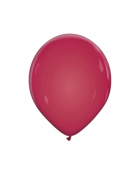 Globo Redondo Premium Pastel 13cm Granate Vino - Bolsa 100 UDS