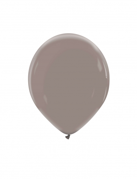 Globo Redondo Premium Pastel 13cm Gris Plomo - Bolsa 100 UDS