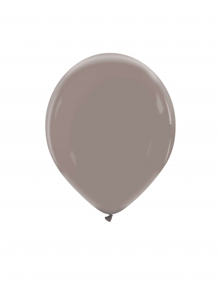 Globo Redondo Premium Pastel 13cm Gris Plomo - Bolsa 100 UDS
