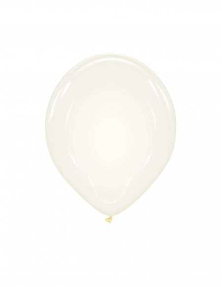 Globo Redondo Premium Pastel 13cm Transparente - Bolsa 100 UDS