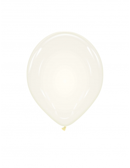 Globo Redondo Premium Pastel 13cm Transparente - Bolsa 100 UDS