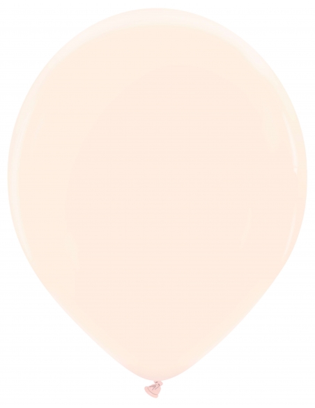 Globo Redondo Premium Pastel 32cm Rosa Piel - Bolsa 100 UDS