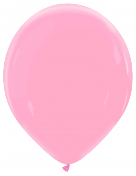 Globo Redondo Premium Pastel 32cm Rosa Chicle - Bolsa 100 UDS