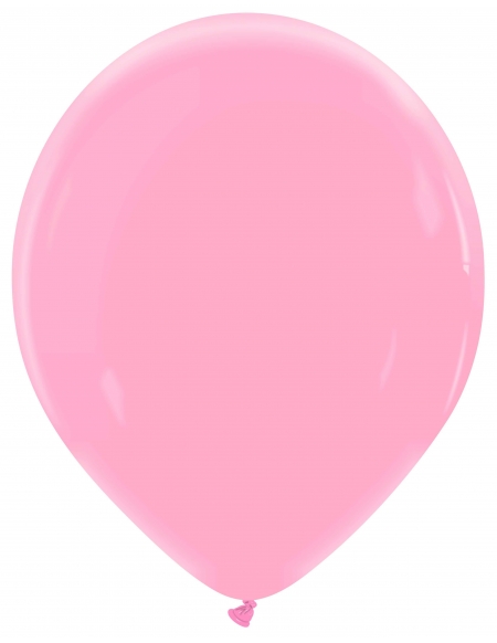 Globo Redondo Premium Pastel 32cm Rosa Chicle - Bolsa 100 UDS