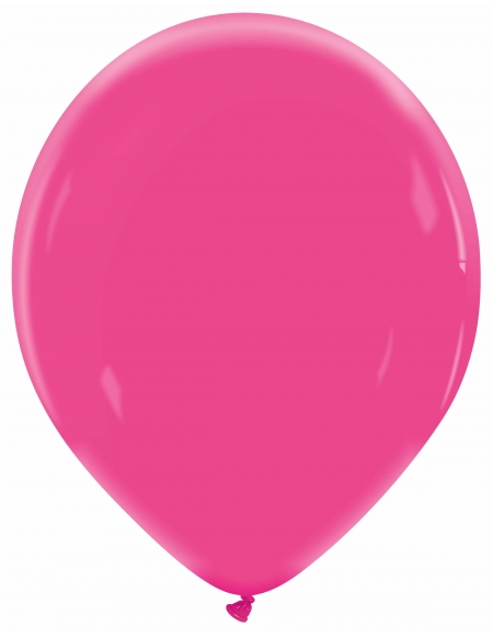 Globo Redondo Premium Pastel 32cm Rosa Frambuesa - Bolsa 100 UDS