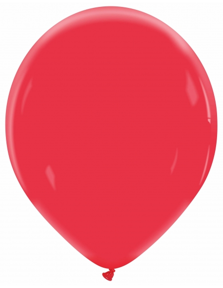 Globo Redondo Premium Pastel 32cm Rojo Cereza - Bolsa 100 UDS