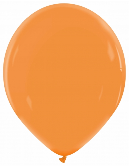 Globo Redondo Premium Pastel 32cm Naranja Calabaza - Bolsa 100 UDS