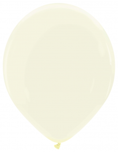 Globo Redondo Premium Pastel 32cm Vainilla - Bolsa 100 UDS