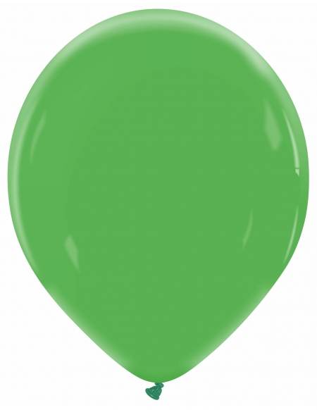 Globo Redondo Premium Pastel 32cm Verde Cocodrilo - Bolsa 100 UDS