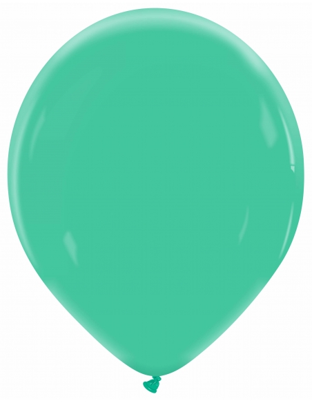 Globo Redondo Premium Pastel 32cm Verde Pino - Bolsa 100 UDS