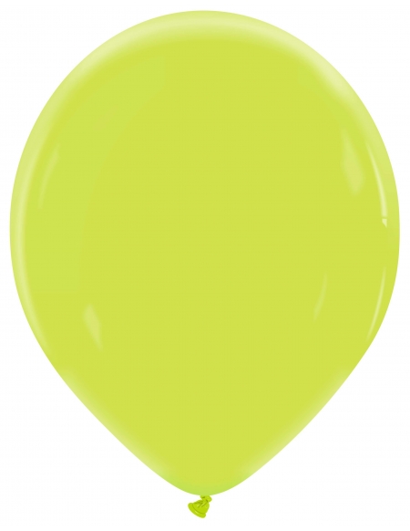 Globo Redondo Premium Pastel 32cm Verde Manzana - Bolsa 100 UDS