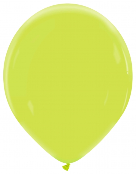Globo Redondo Premium Pastel 32cm Verde Manzana - Bolsa 100 UDS