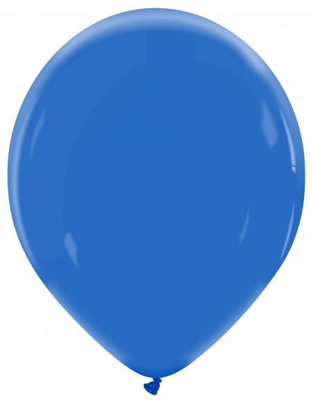 Globo Redondo Premium Pastel 32cm Azul Real - Bolsa 100 UDS