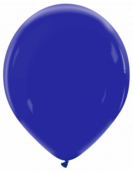 Globo Redondo Premium Pastel 32cm Azul Marino - Bolsa 100 UDS