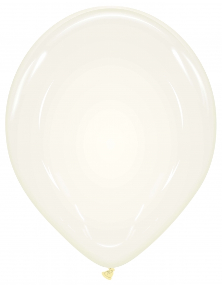 Globo Redondo Premium Pastel 32cm Transparente - Bolsa 100 UDS