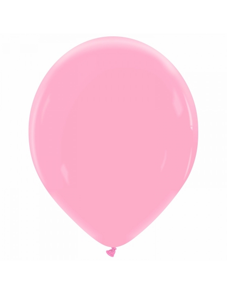 Globo Redondo Premium Pastel 36cm Rosa Chicle - Bolsa 50 UDS