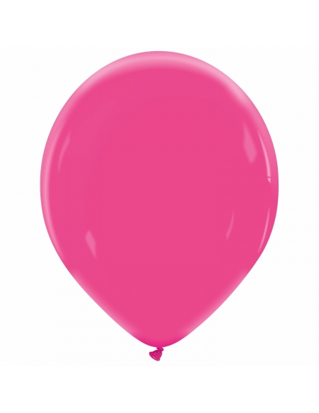 Globo Redondo Premium Pastel 36cm Rosa Frambuesa - Bolsa 50 UDS