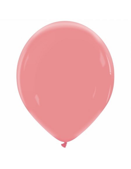 Globo Redondo Premium Pastel 36cm Rosa del Desierto - Bolsa 50 UDS