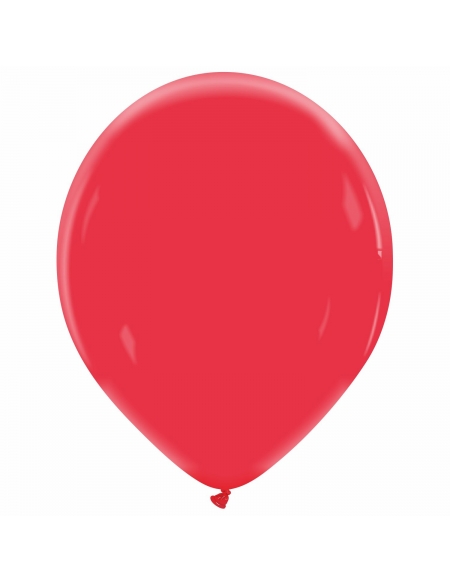 Globo Redondo Premium Pastel 36cm Rojo Cereza - Bolsa 50 UDS