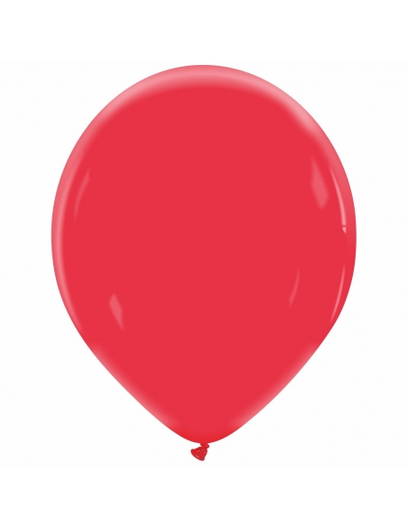 Globo Redondo Premium Pastel 36cm Rojo Cereza - Bolsa 50 UDS