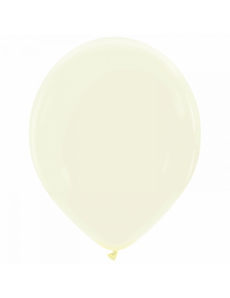 Globo Redondo Premium Pastel 36cm Vainilla - Bolsa 50 UDS