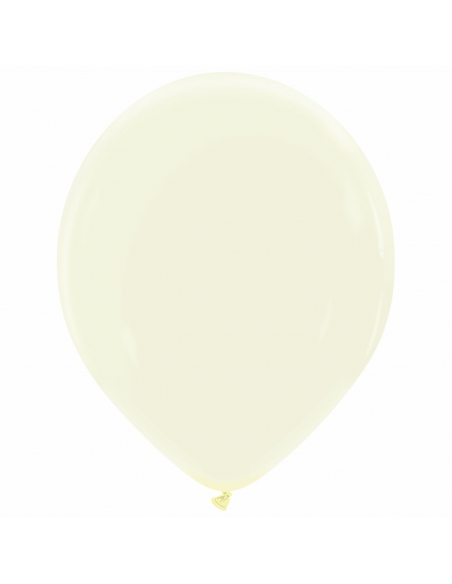 Globo Redondo Premium Pastel 36cm Vainilla - Bolsa 50 UDS