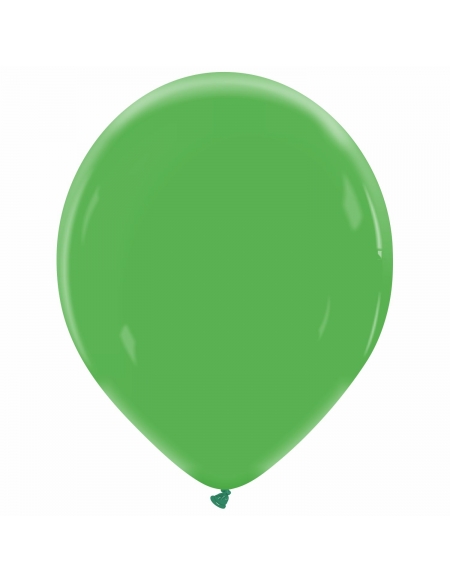 Globo Redondo Premium Pastel 36cm Verde Cocodrilo - Bolsa 50 UDS