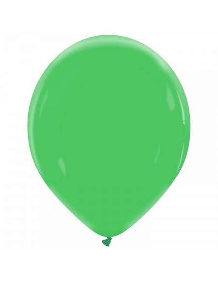 Globo Redondo Premium Pastel 36cm Verde Trebol - Bolsa 50 UDS