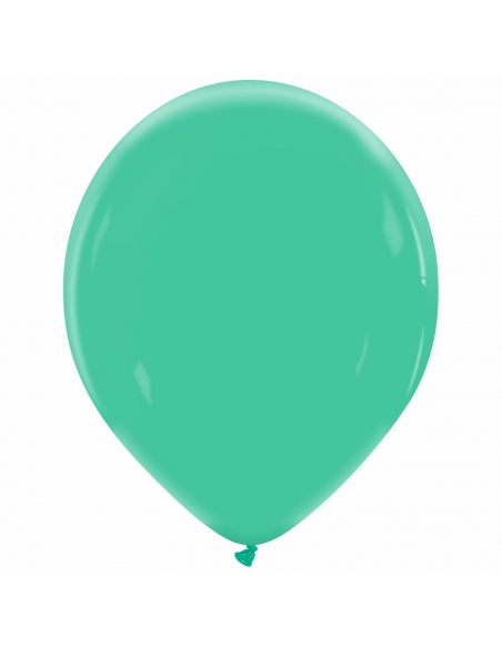 Globo Redondo Premium Pastel 36cm Verde Pino - Bolsa 50 UDS