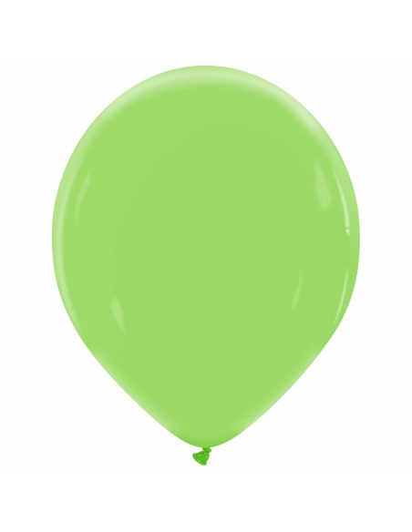 Globo Redondo Premium Pastel 36cm Verde Albahaca - Bolsa 50 UDS