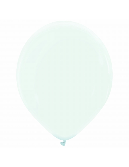 Globo Redondo Premium Pastel 36cm Azul Hielo - Bolsa 50 UDS