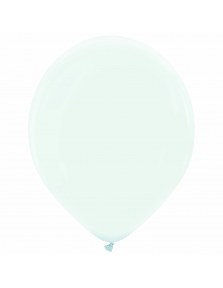 Globo Redondo Premium Pastel 36cm Azul Hielo - Bolsa 50 UDS