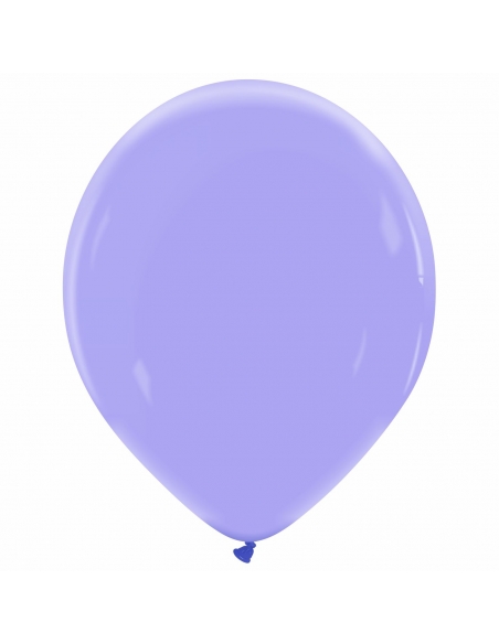 Globo Redondo Premium Pastel 36cm Azul Persa - Bolsa 50 UDS