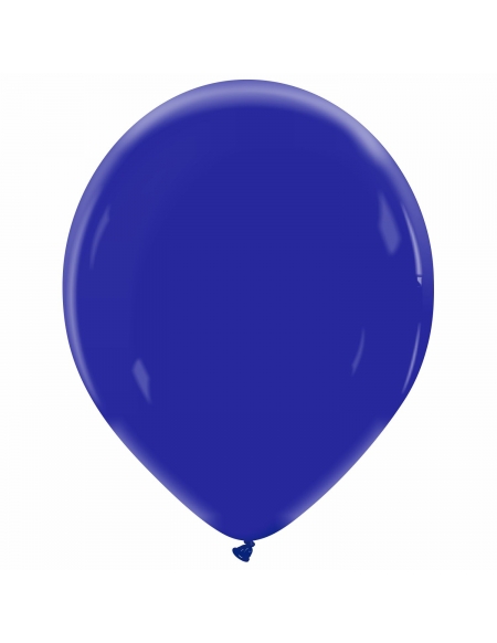 Globo Redondo Premium Pastel 36cm Azul Marino - Bolsa 50 UDS