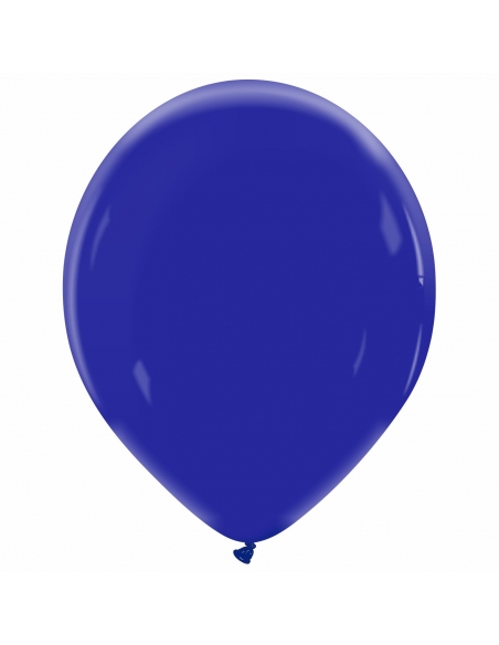 Globo Redondo Premium Pastel 36cm Azul Marino - Bolsa 50 UDS
