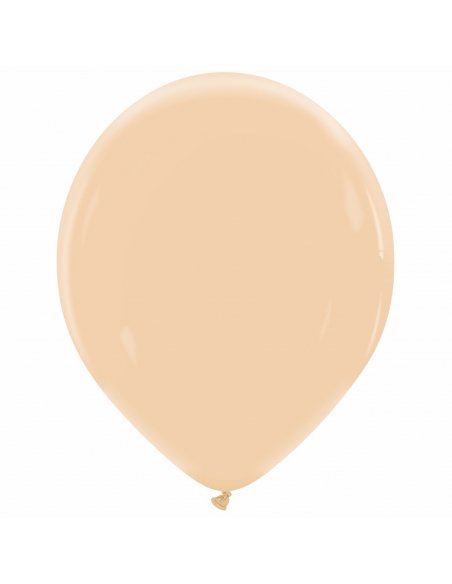 Globo Redondo Premium Pastel 36cm Champagne - Bolsa 50 UDS