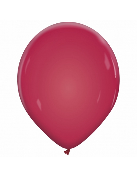 Globo Redondo Premium Pastel 36cm Granate Vino - Bolsa 50 UDS