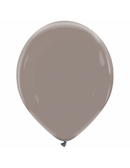 Globo Redondo Premium Pastel 36cm Gris Plomo - Bolsa 50 UDS