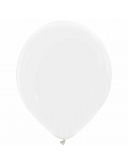 Globo Redondo Premium Pastel 36cm Blanco - Bolsa 50 UDS