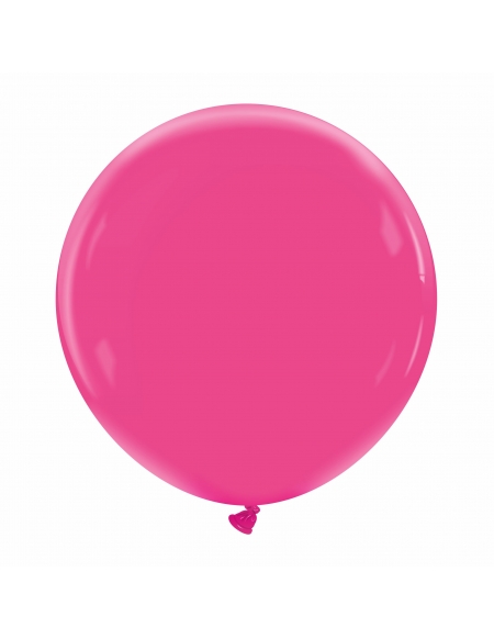 Globo Redondo Premium Pastel 60cm Rosa Frambuesa - Bolsa 1 UD